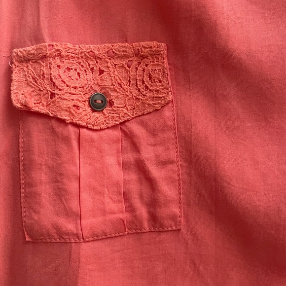 🐦🪺coral blouse , EUC🪺🐦 - Picture 5 of 6